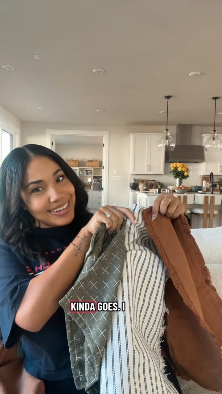 We need all hands on deck for this one! Help! Do we love the throw pillows? Or back to the drawing board?! #interiordesign #homedecor 

#LTKHome