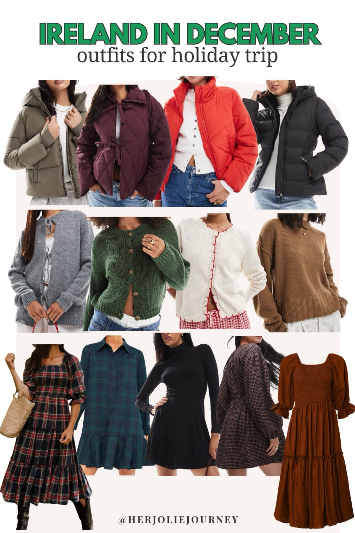 A guide to Ireland in December and what to pack when visiting Ireland in December! 

#LTKTravel #LTKSeasonal