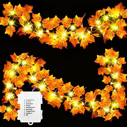 Tmacker Fall Decor for Home String Lights,Thanksgiving Halloween Christmas Birthday Fall Decorati... | Amazon (US)