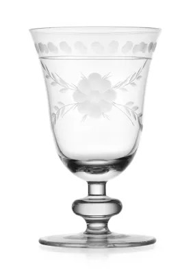 Biltmore® Spring Fleur Set of 4 Etched Goblets | Belk