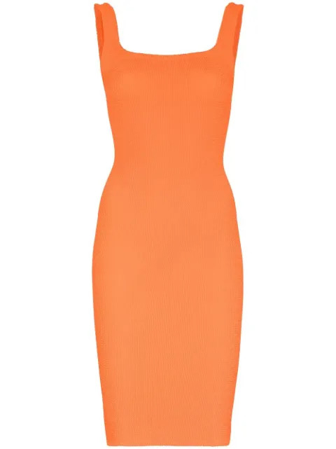 Hunza G Crinkle Tank Dress - Farfetch | Farfetch Global