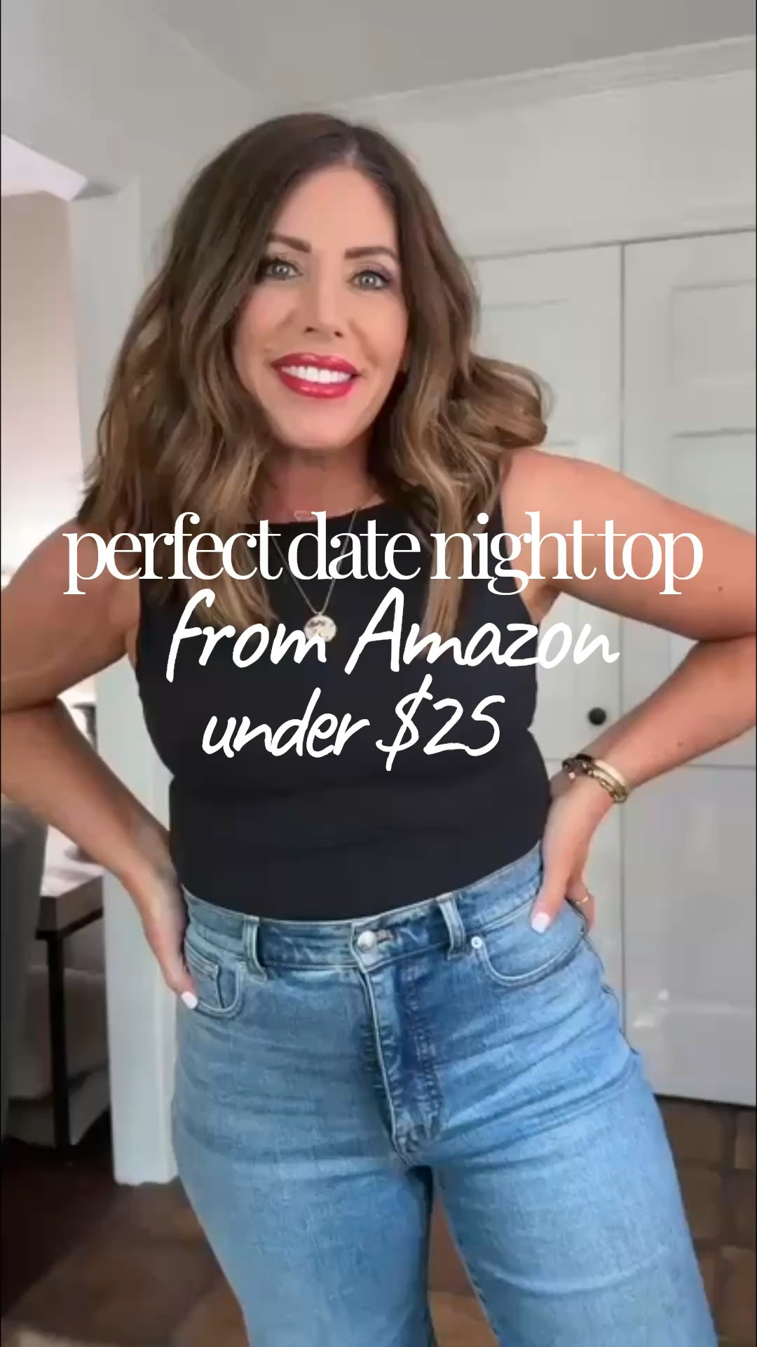 The cutest top padded open back tanks that are perfect for date night, the office and more! They come in several colors and they are on sale for $25.96. I am wearing my true size medium. You can dress them up or dress them down. They do have removable pads and they are so comfortable and flattering. ￼

My jeans are sold out but I did find the same pair, just a different wash, on sale for 45% off / $79.97 

Over 40 style, fall outfits women, work outfits, business casual workwear, mom style, autumn outfits, date night outfits, fall fashion hauls

#LTKSaleAlert #LTKOver40 #LTKMidsize