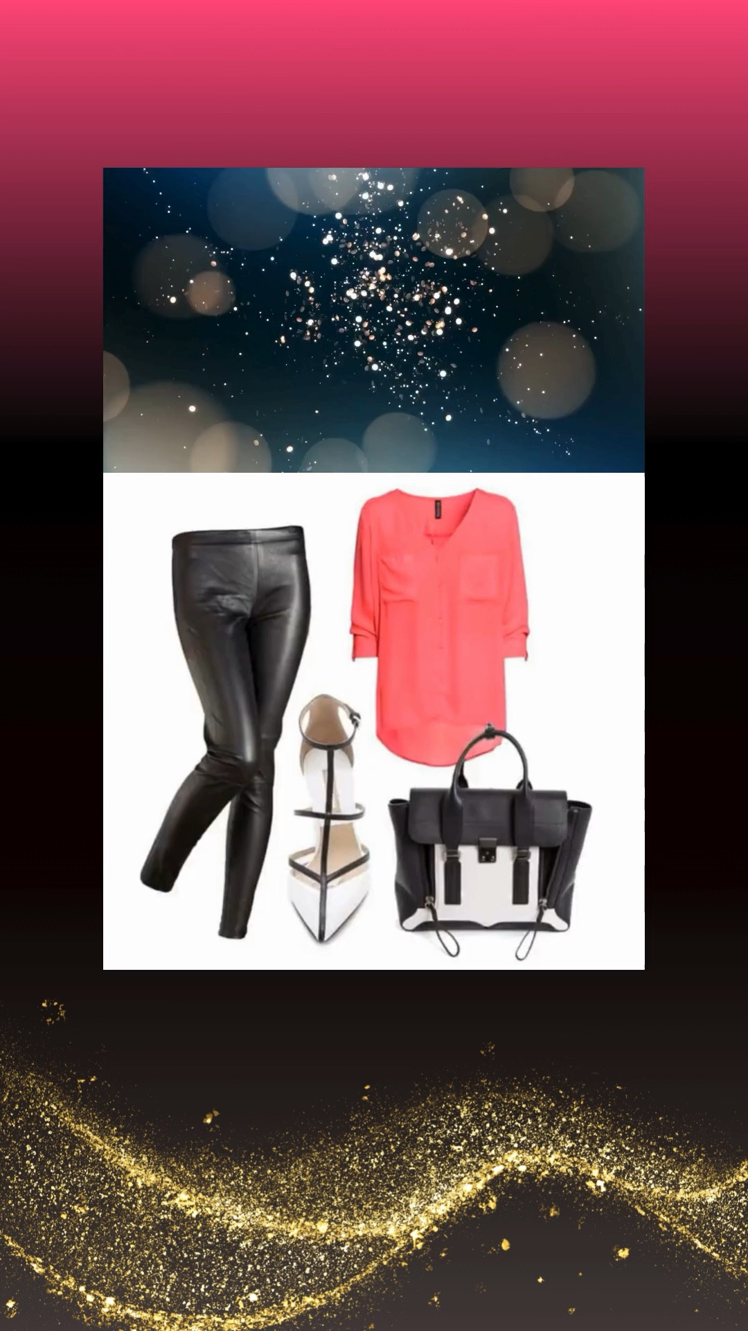 ONE OF A KIND STYLE ✨🖤

Bold color meets modern elegance in this standout fashion moment. A vibrant coral blouse instantly brightens the look, creating the perfect contrast against sleek black leather leggings that add confidence and edge.

A black and white handbag ties everything together with polished detail, while matching black and white high heels bring balance and elevated style from head to toe. Every piece works together to create a look that feels fashion-forward, feminine, and full of personality.

Perfect for lunch dates, evenings out, or any occasion where making an impression is part of the plan.

https://www.beverlyhillsmagazine.com/shop✨

#Fashion #Style #ShopStyle #FashionInspo #WomensStyle #ootd #StyleInspiration 
*Affiliate links included

#LTKootd