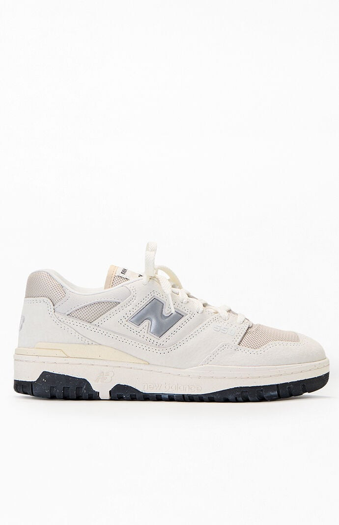 New Balance Women's White 550 Sneakers - Size 8.5 | PacSun