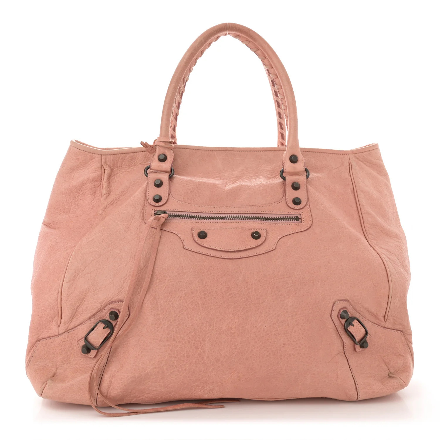Agneau Classic Hardware S Sunday Tote Vieux Rose | FASHIONPHILE (US)