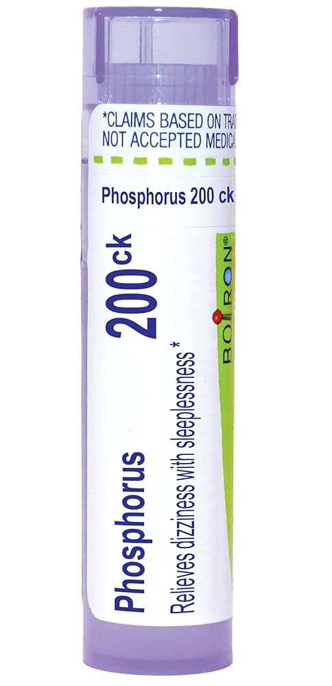 Boiron Phosphorus 200Ck Homeopathic Medicine for Dizziness - 80 Pellets | Amazon (US)
