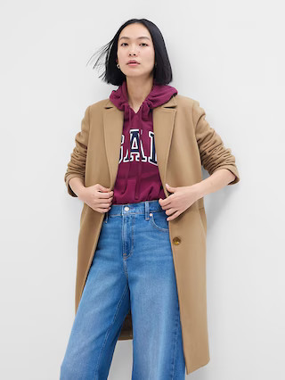 Long Topcoat | Gap Factory