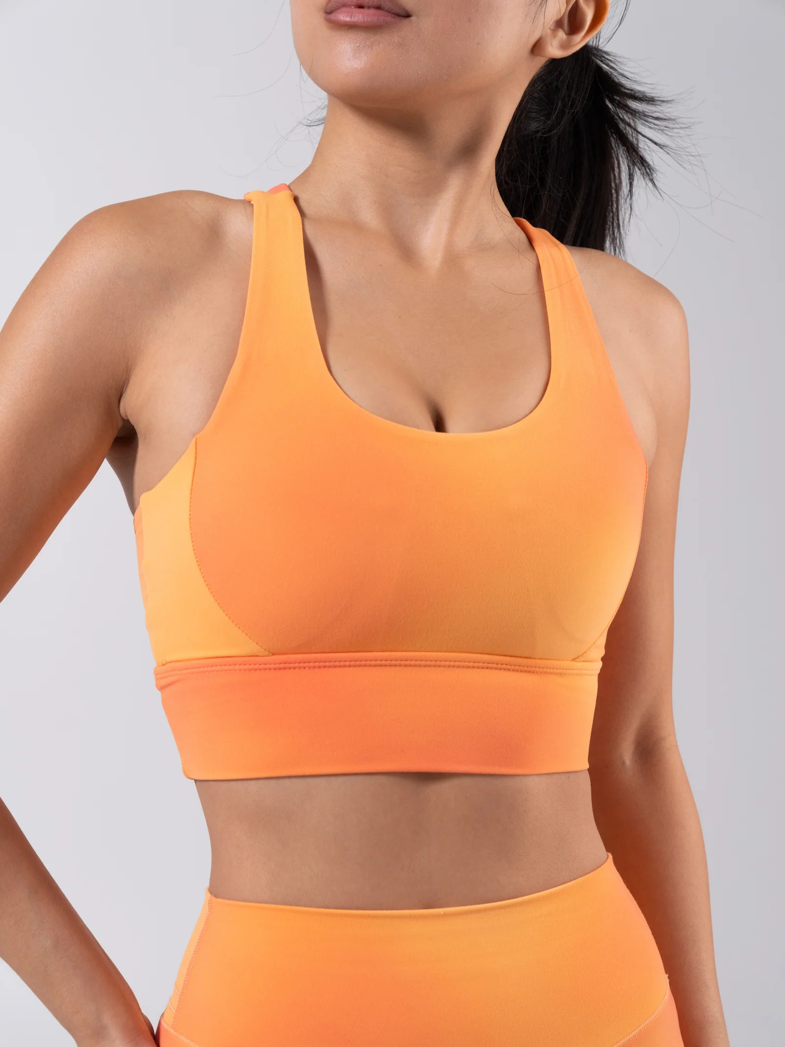 Rosa Sports Bra - Lava Print | Buffbunny Collection