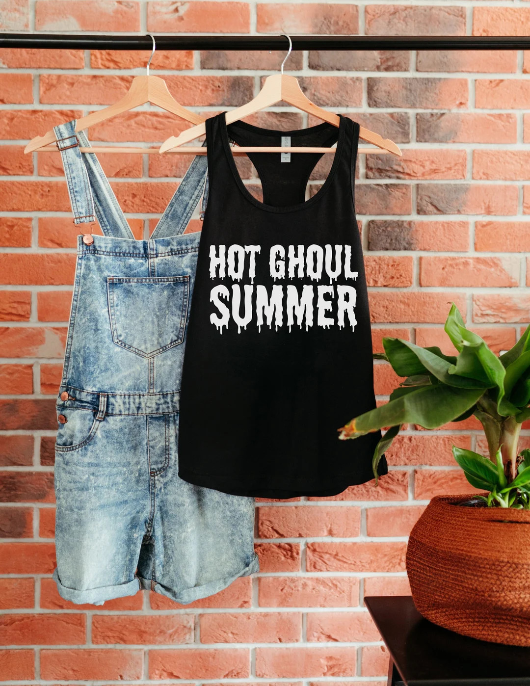Hot Ghoul Summer Women's Racerback Tank, Horror Tank Top, Goth Tank Top, Summerween, Halfway to H... | Etsy (US)