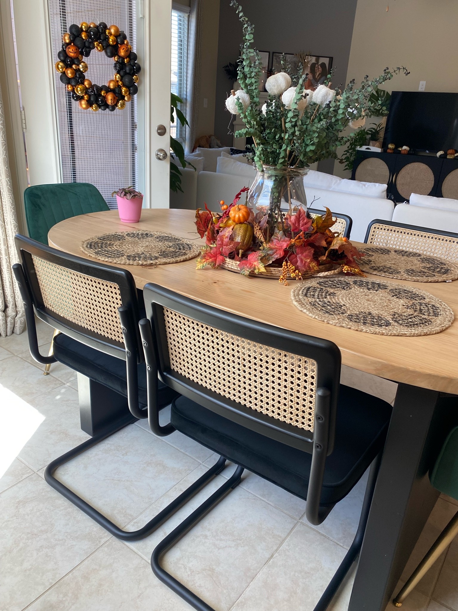 Modern cane dining table vibe 

#LTKhome