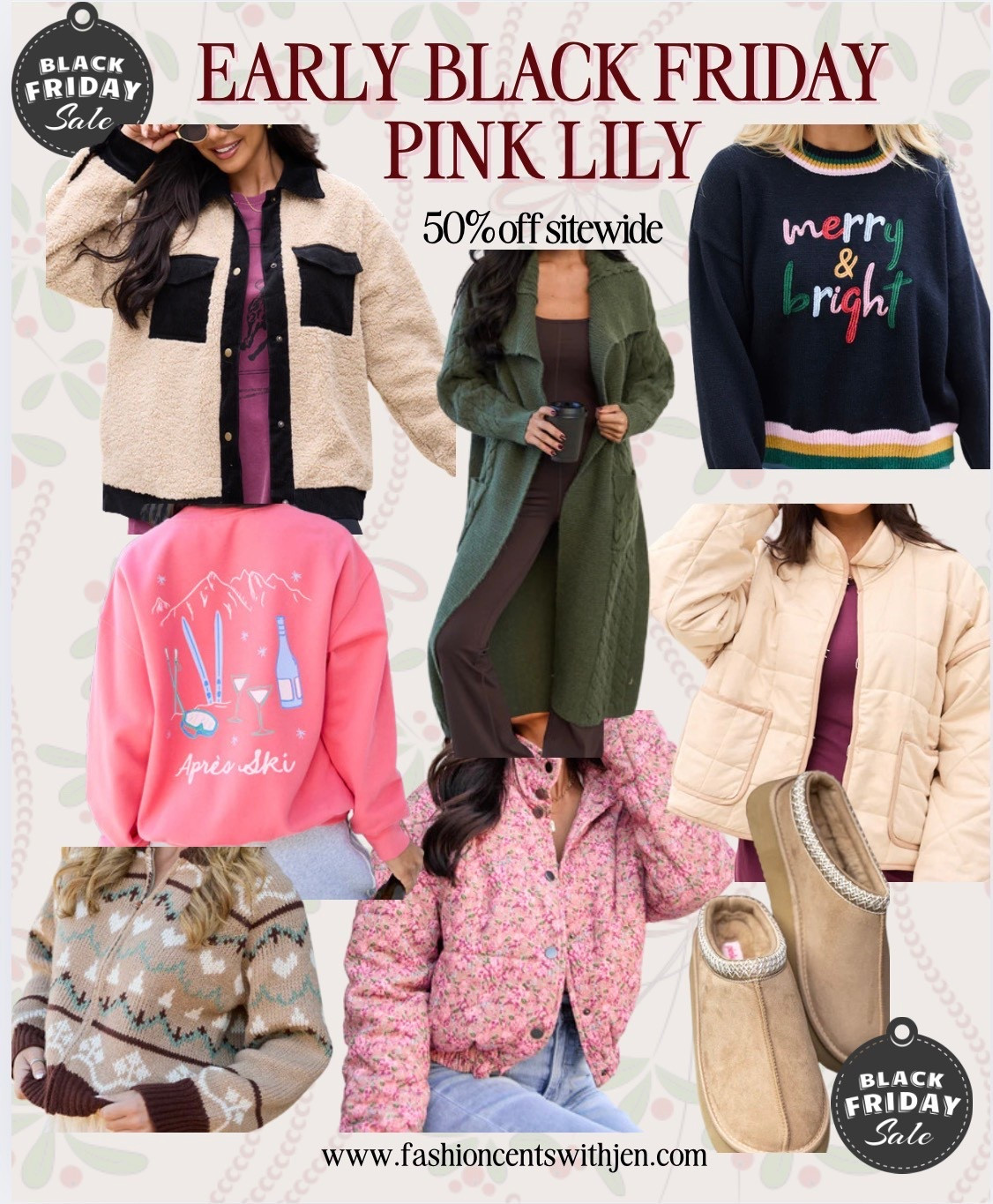 Pink lily Black Friday sales! Everything is 50% off 