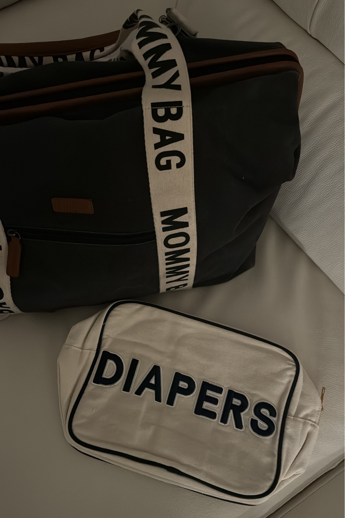 Diaper bag organization 
