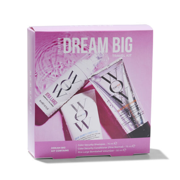 Give hair a shot of volume with the Color WOW Dream Big Travel Kit, a haircare set with travel-si... | Space NK - UK