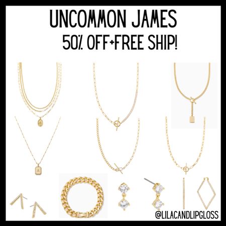 Uncommon James jewelry//50% off//free ship//

#LTKunder50 #LTKHoliday #LTKsalealert