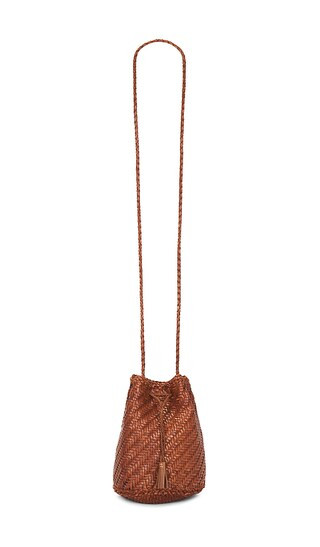 Pompom Double Jump Bag in Tan | Revolve Clothing (Global)