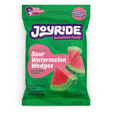 JOYRIDE Sour Candy Watermelon Gummy Wedges - 3.5oz | Target