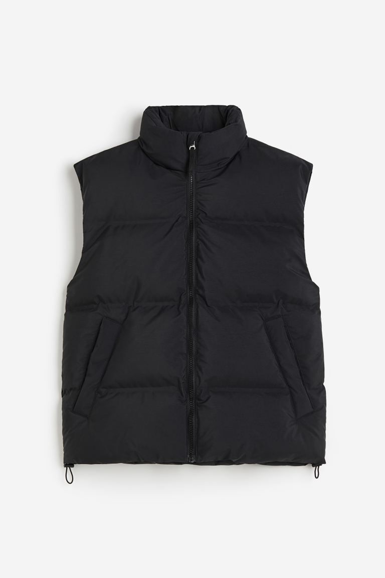 Water-repellent Puffer Vest - Black - Men | H&M US | H&M (US + CA)