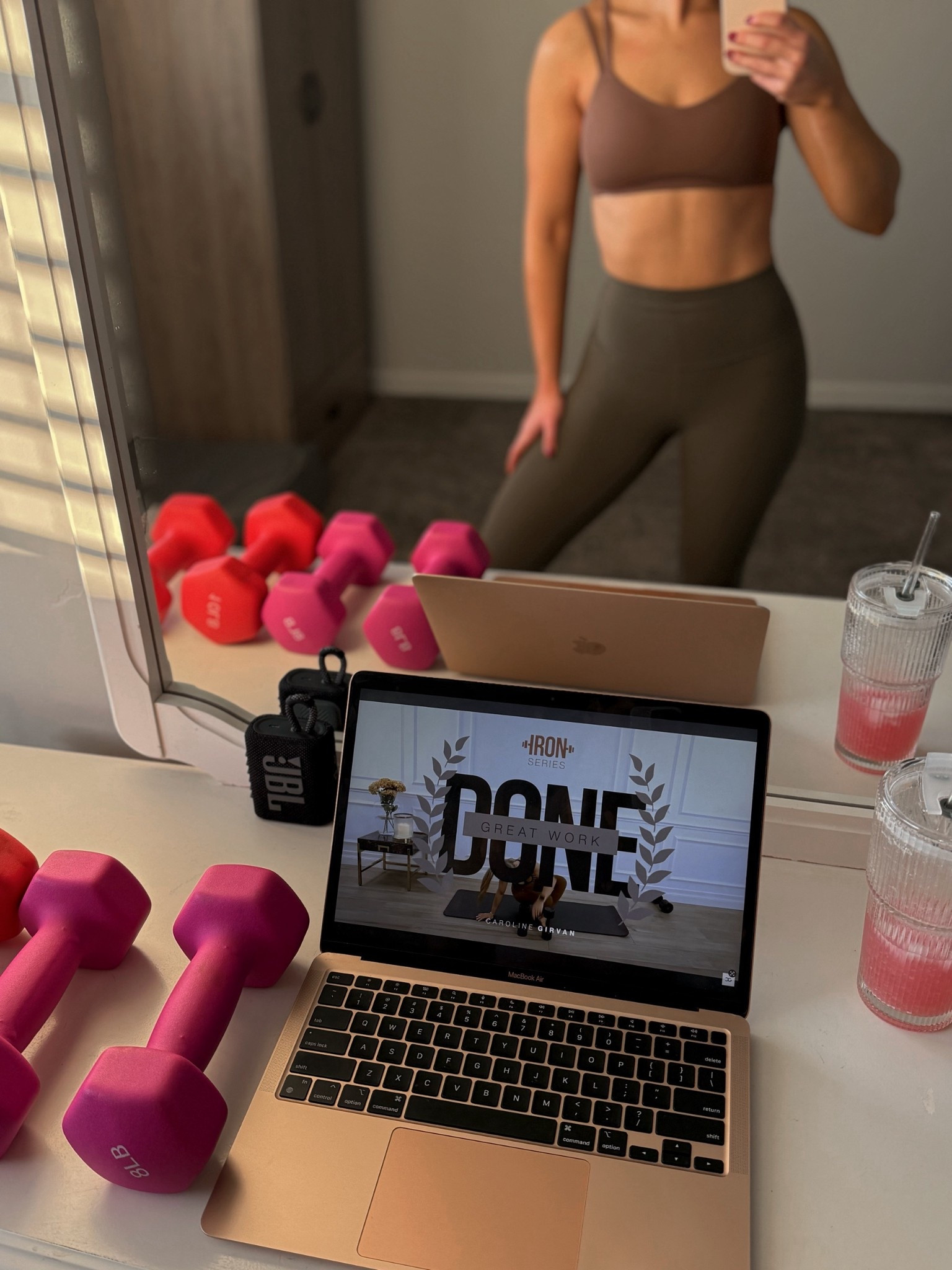 Day 10 of Caroline Girvan’s Iron Series ✅💪

#LTKfitnessgoals #LTKActive #LTKdayinmylife