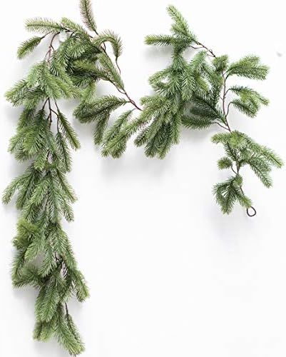 PARTY JOY Seasonal Artificial Christmas Garland Pine Cypress Greenery Garland Holiday Outdoor Win... | Amazon (US)