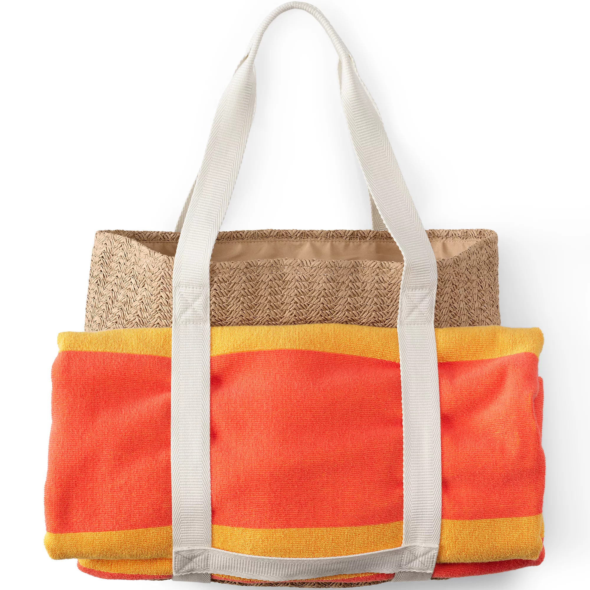 Straw Tote Bag | Lands' End (US)