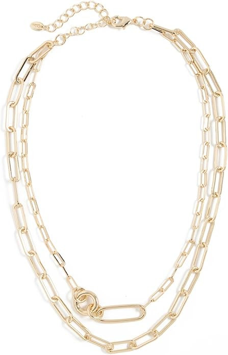 Argento Vivo Women's Link with Elongated Toggle Layer Necklace | Amazon (US)