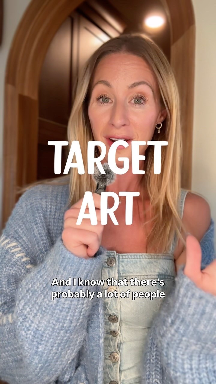 High-end look, Target price point. 🤌🏼

One of my favorite places to source art when I need something beautiful, affordable, and- most importantly-actually available.

Target has been quietly killing it with art lately. Great scale, great texture, pieces that feel collected instead of generic, and you don’t have to wait 8–12 weeks for them to arrive. And it doesn’t cost a bazillion dollars. 

Proof that finishing a room well doesn’t always mean spending a fortune. 

Save this for the next time you’re staring at a blank wall and don’t know where to start. Comment ART for some of my favorite finds! 

#targetfinds #targetstyle #targethome #affordabledecor #affordableart