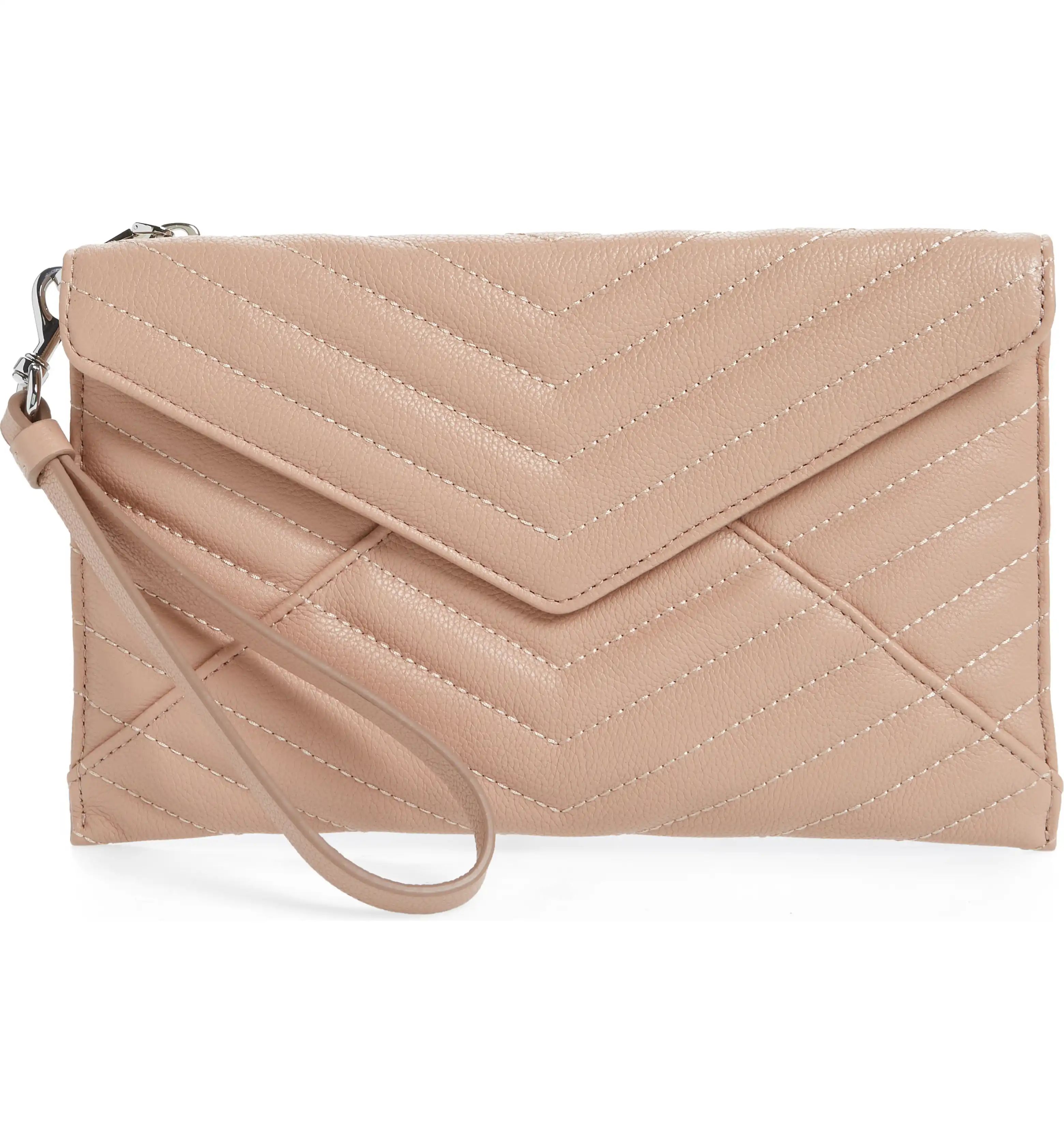 Leo Quilted Leather Clutch | Nordstrom