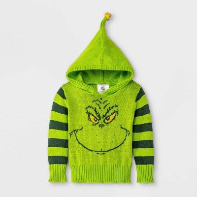Baby The Grinch Pullover Sweater - Green | Target