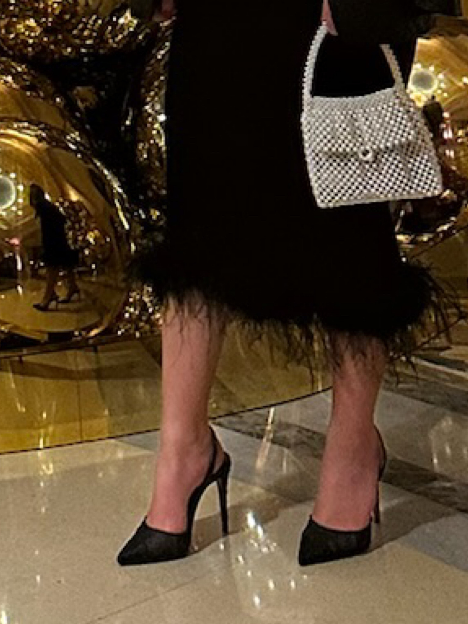 SALE ALERT! These Karl Lagerfeld slingback pumps are on sale, 40% off!! I wore these all over Paris - walking on the streets, clubbing, etc. and they still look brand new and I had no blisters. Most comfortable heels I own by far! 
#fashion #stiletto #karllagerfeld #shoeobsessed

#LTKshoecrush #LTKsalealert #LTKparties