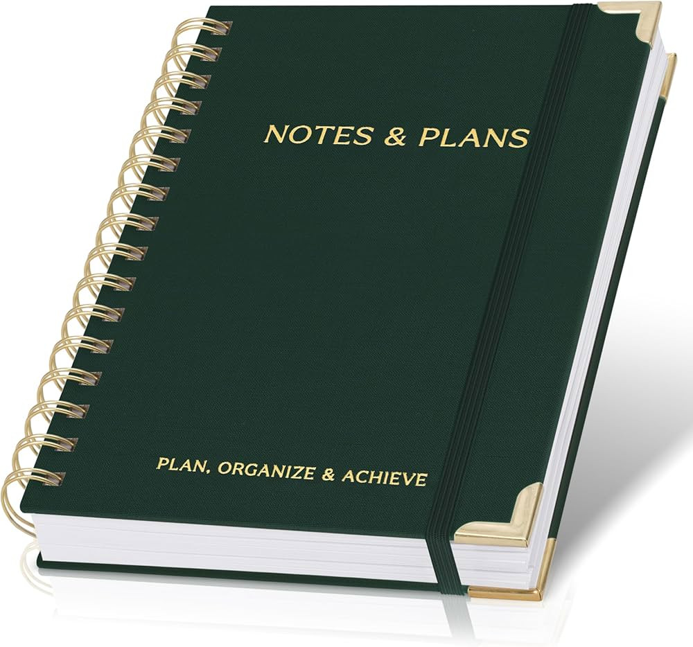 Aesthetic Daily Planner And Notebook With Hourly Schedule - Aesthetic Spiral To do List Notepad F... | Amazon (US)