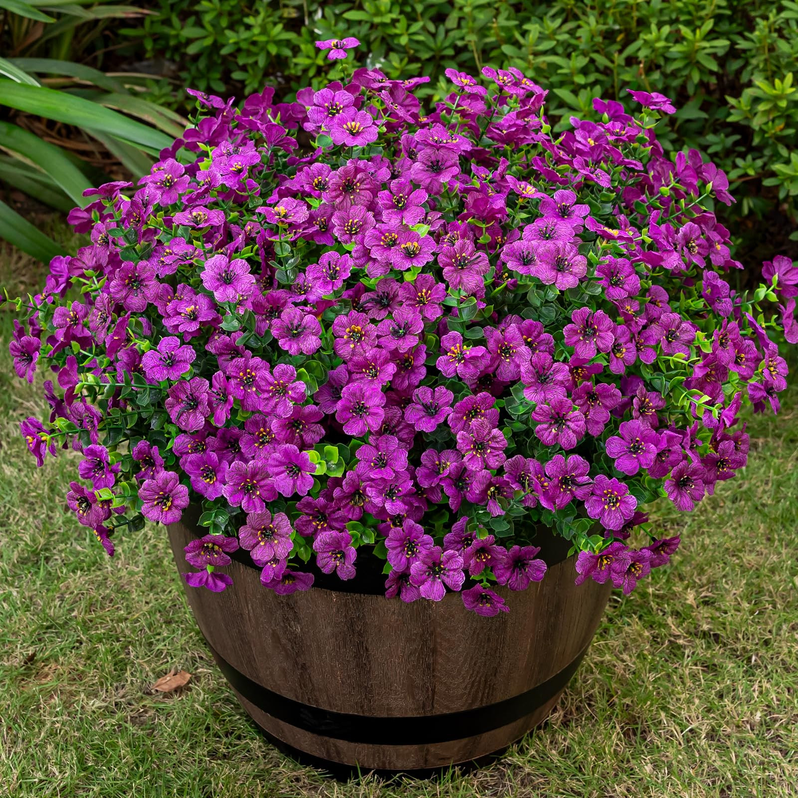 Lnoicy 20 Bundles Artificial Flowers for Outdoor Fake Plants for Spring Decoration,Faux Eucalyptu... | Amazon (US)