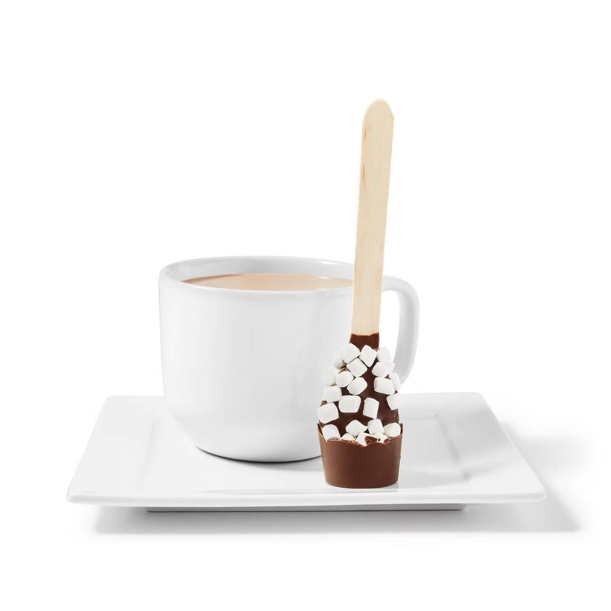 Christmas Milk Chocolaty Coated with Marshmallows Hot Cocoa Spoon - 0.8oz - Favorite Day™ | Target