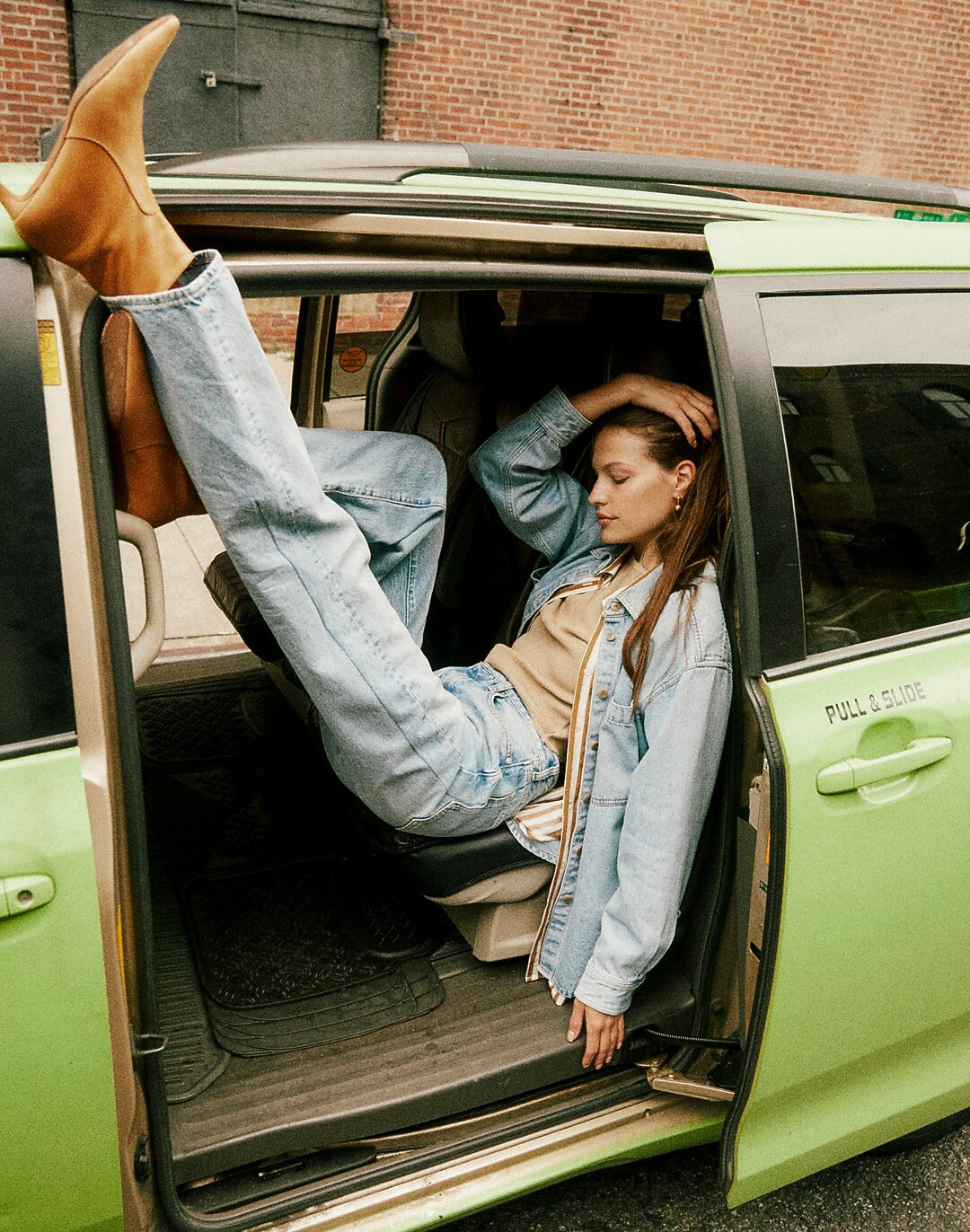 Low-Slung Straight Jeans in Olvera Wash | Madewell