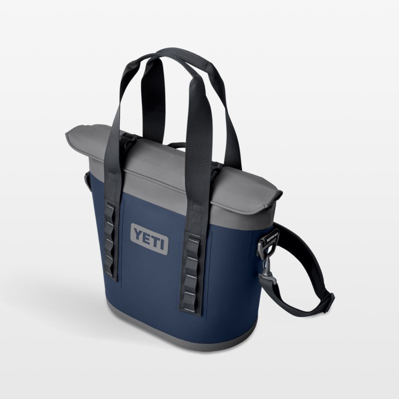 YETI Hopper M15 Tote Soft Cooler Navy + Reviews | Crate & Barrel | Crate & Barrel