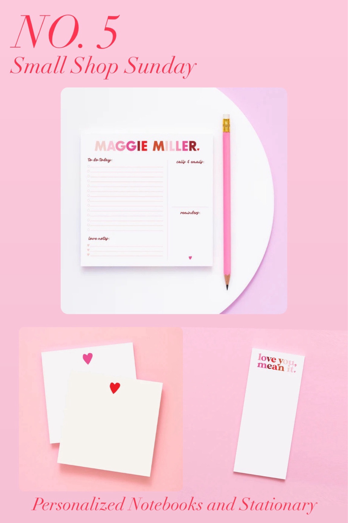 Personalized stationary notepads and so much more.  I love this shop, and these are the perfect personalized Valentines Day gifts for anyone in your list.

#Valentinegifts #valentinesday #stationary #personalizedgifts #customgifts #personalizednotebooks

#LTKGiftGuide #LTKhome #LTKfindsunder50