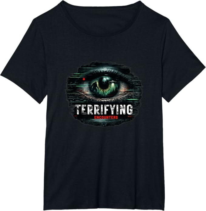 Terrifying Encounters Paranormal Horror Mystery Graphic T-Shirt | Amazon (US)