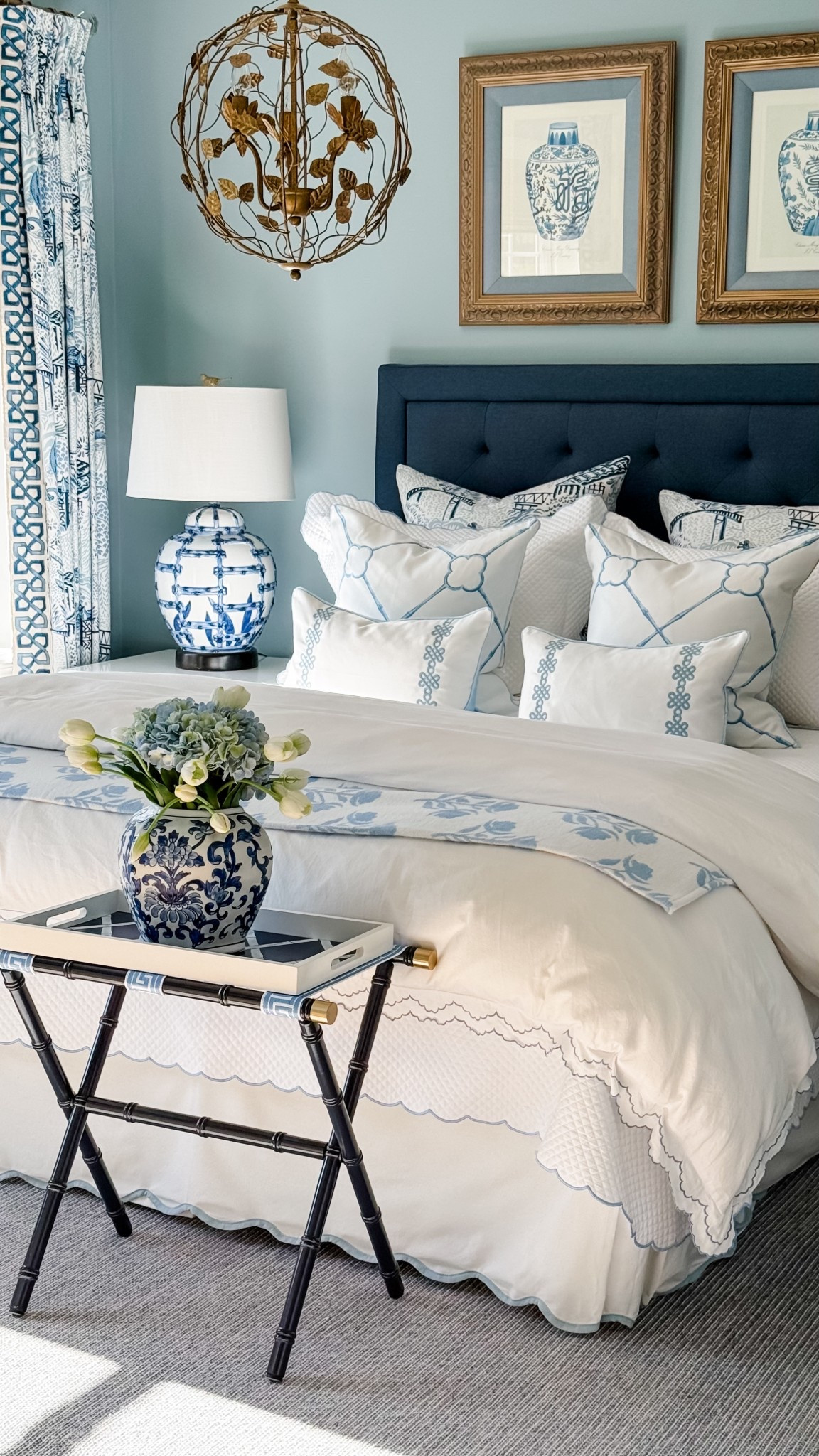 Spring bedding refresh with Hofdeco pillow covers  and throw blanket.  Use code PAMELANEW 

#LTKHome #LTKSaleAlert