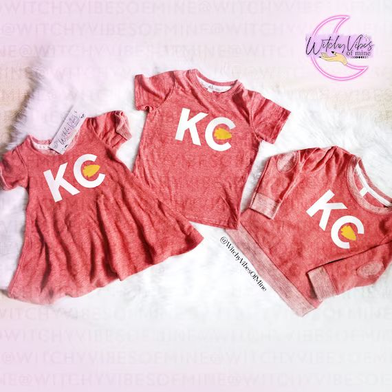 KC Chiefs Toddler Youth Shirt | Kansas City Chiefs Toddler Youth Dress | KC Chiefs Toddler Youth ... | Etsy (US)