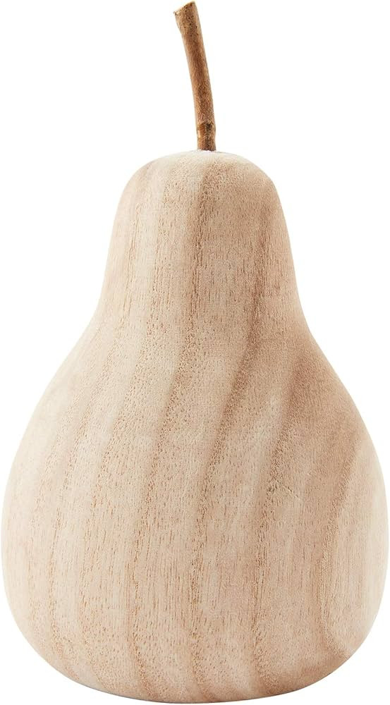 Mud Pie Paulownia Wood Pear, Large | Amazon (US)