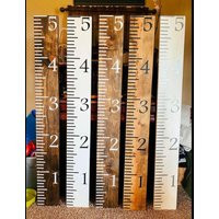 stained Wood Growth Chart, Nursery Decor, Kid's Height Tracker | Etsy (US)