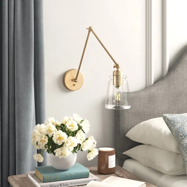 Hillary Plug-in Swing Arm Sconce | Wayfair North America