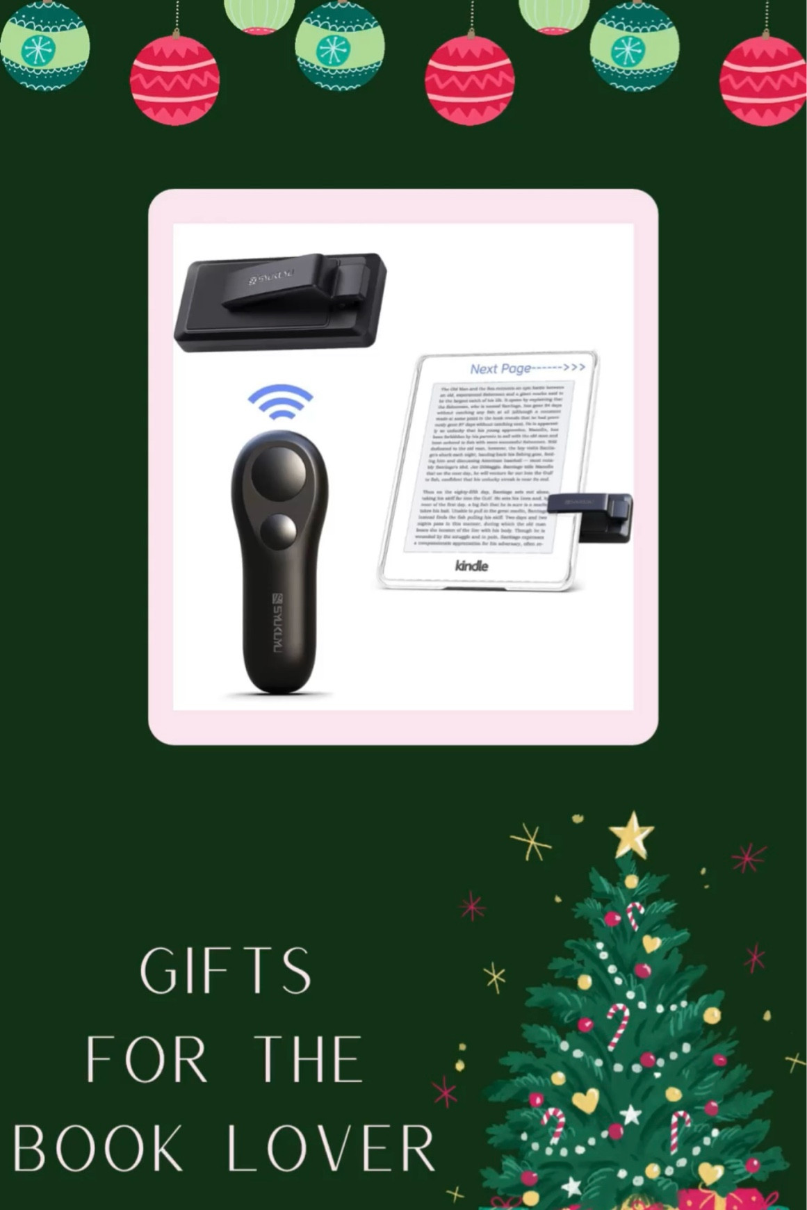 Kindle-Compatible Remote Page Turner

Gift guide // book lover //bookworm // Kindle Paperwhite // Kindle Oasis // Wireless Headphones // Kindle Accessories // Bookmarks

#LTKHoliday #LTKGiftGuide #LTKCyberWeek