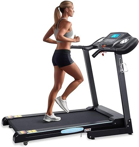 Folding Treadmill Electric with 12% Auto Incline & 15 Pre-Set Training Programs Large LCD Display... | Amazon (US)