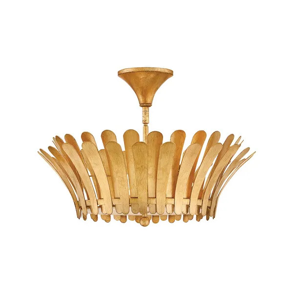 Hinkley Lighting 47693 Reina 3 Light 20" Wide Semi-Flush Ceiling - Bed Bath & Beyond - 42582687 | Bed Bath & Beyond