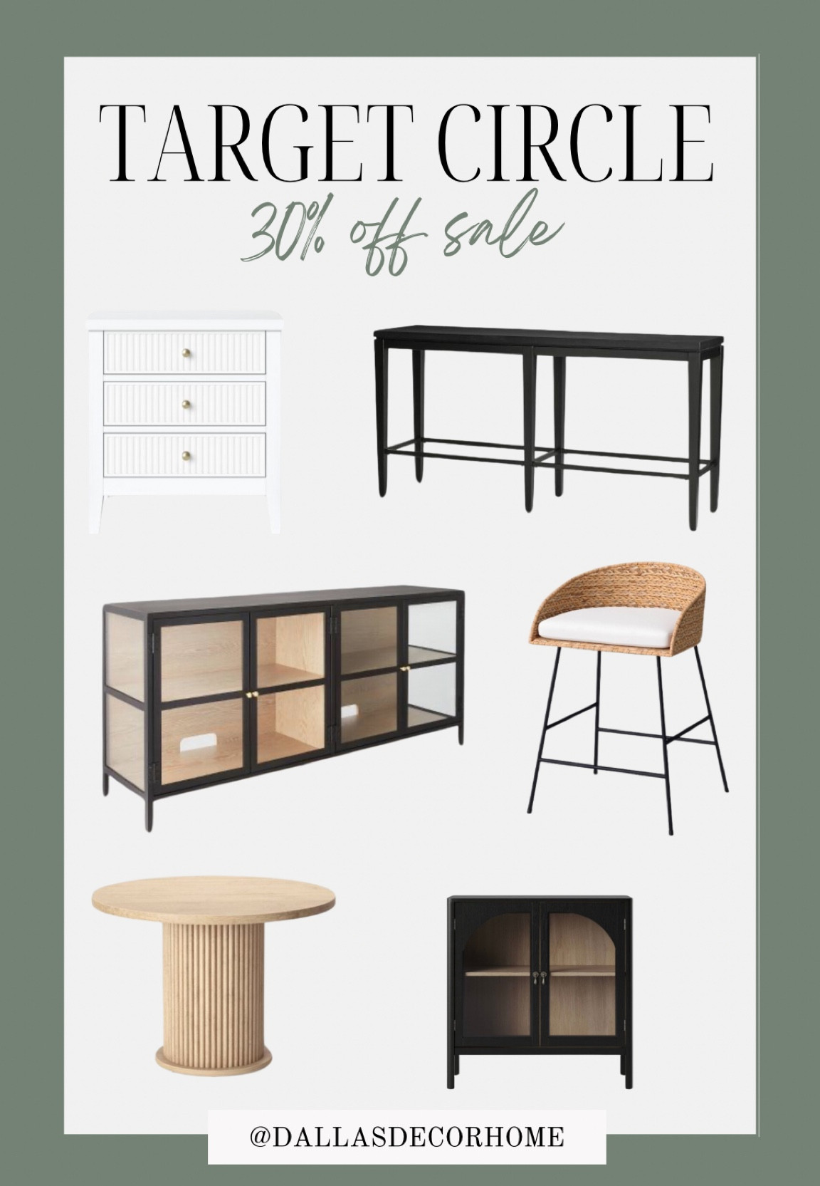 Target circle week - 30% off select furniture!!


Living room, bedroom, furniture, chair, console, sideboard, dining table, storage, nightstandd

#LTKSaleAlert #LTKHome #LTKSummerSales