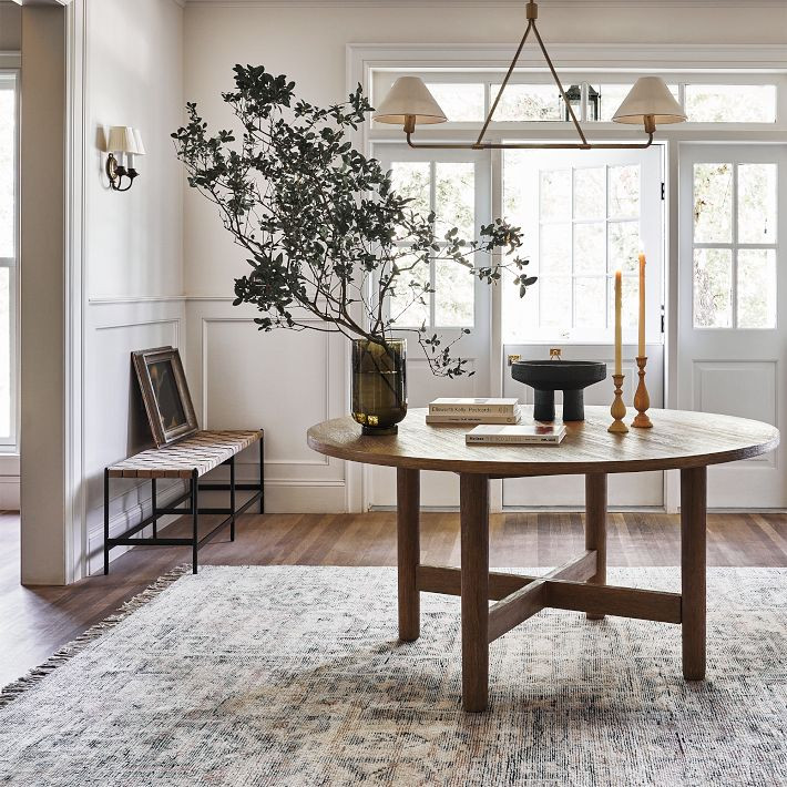 Beatrix Pendant (46") - Linen Shades | West Elm (US)