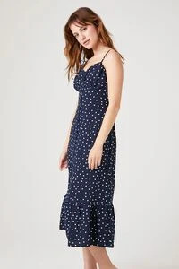 Polka Dot Button-Front Dress | Forever 21 (US)