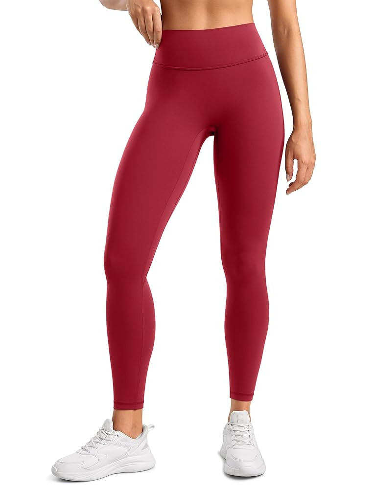 Womens High Waisted No Front Seam Lounge Yoga Legging 25" Workout Tummy Control Gym Yoga Pants | Amazon (US)