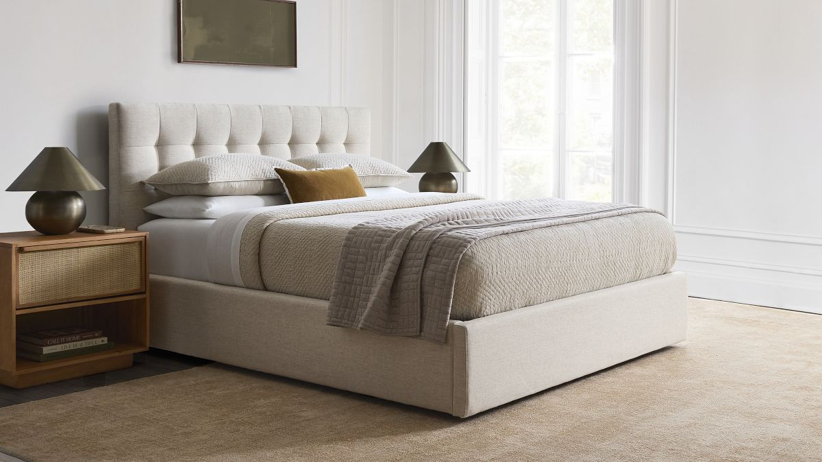 Emmett Tufted Low Profile Bed | West Elm (US)