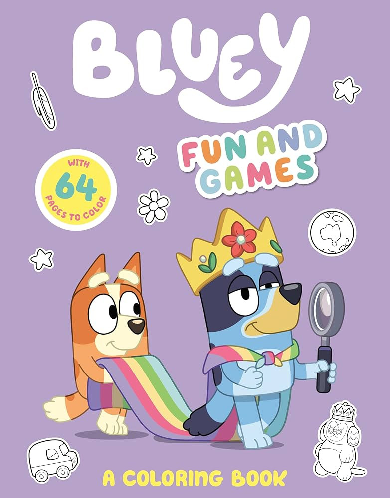 Bluey: Fun and Games: A Coloring Book | Amazon (US)